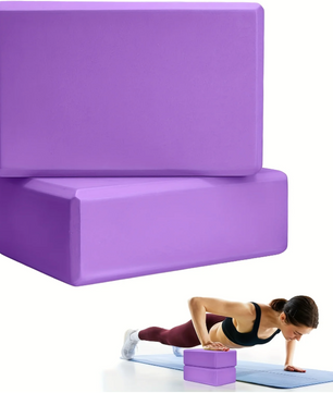 Set van 2 Yoga Blokken – High-Density Foam, Lichtgewicht en Ondersteunend