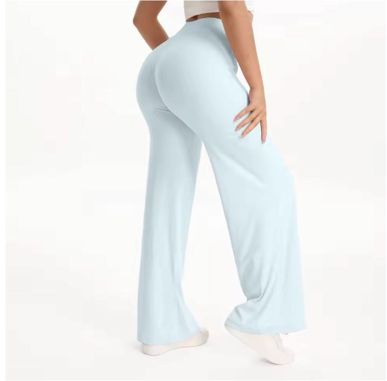 Dames Yoga Broek – Straight Leg Legging met Mid-Waist en Comfort Fit