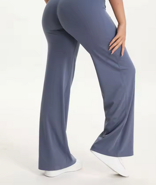 Dames Yoga Broek – Straight Leg Legging met Mid-Waist en Comfort Fit