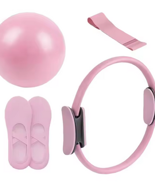 Pilates Ring Set – Weerstandsring met Band en Bal voor Full Body Training