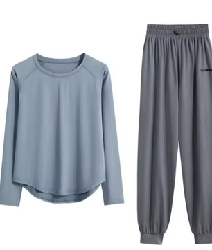 Dames Trainingspak 2-Delig – Sportset met Long Sleeve Top en Broek