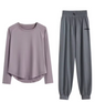 Dames Trainingspak 2-Delig – Sportset met Long Sleeve Top en Broek
