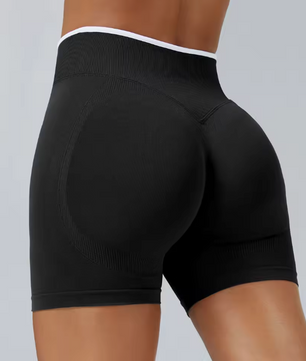 Dames Sport Shorts – Seamless Yoga Shorts met Push-Up en High Waist Fit