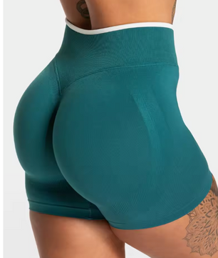 Dames Sport Shorts – Seamless Yoga Shorts met Push-Up en High Waist Fit