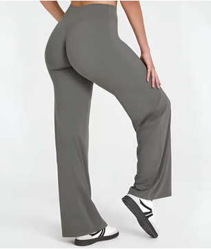 Dames Sport Broek – High Waist Yoga Broek Straight Leg en Comfort Fit