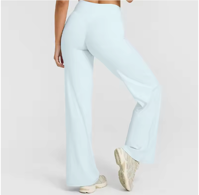 Dames Sport Broek – High Waist Yoga Broek Straight Leg en Comfort Fit