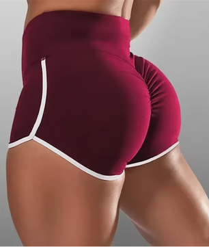 Dames Sport Shorts – Low Waist Yoga Shorts met Stretch en Quick Dry