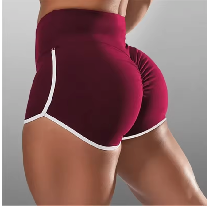 Dames Sport Shorts – Low Waist Yoga Shorts met Stretch en Quick Dry