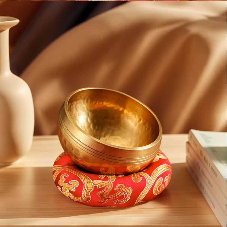 Tibetaanse Klankschaal Set – Meditatie Kom voor Yoga, Mindfulness en Ontspanning