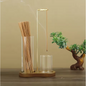 Wierookhouder 2-in-1 – Incense Holder met Glas Asvanger en Organizer