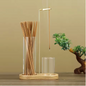 Wierookhouder 2-in-1 – Incense Holder met Glas Asvanger en Organizer