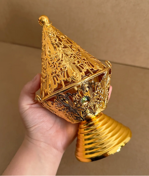 Hangende Wierookbrander – Metalen Incense Burner met Ketting voor Meditatie en Aromatherapie