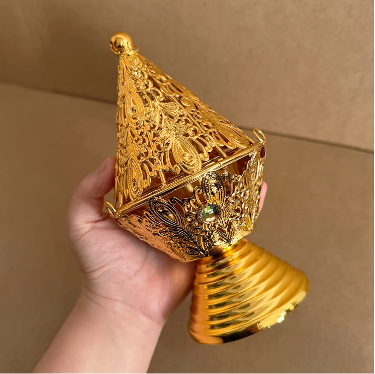 Hangende Wierookbrander – Metalen Incense Burner met Ketting voor Meditatie en Aromatherapie