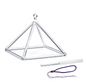 Kristallen Klankpiramide – Quartz Sound Healing Instrument voor Meditatie en Yoga