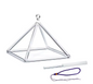 Kristallen Klankpiramide – Quartz Sound Healing Instrument voor Meditatie en Yoga