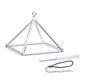 Kristallen Klankpiramide – Quartz Sound Healing Instrument voor Meditatie en Yoga