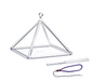 Kristallen Klankpiramide – Quartz Sound Healing Instrument voor Meditatie en Yoga