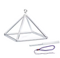 Kristallen Klankpiramide – Quartz Sound Healing Instrument voor Meditatie en Yoga