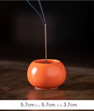 Keramische Wierookhouder – Compacte Incense Brander voor Meditatie en Theeceremonie