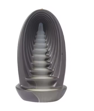 Backflow Wierookbrander – Waterfall Incense Burner van Purple Clay voor Meditatie en Aromatherapie