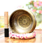Tibetaanse Klankschaal – Handgemaakte Messing Singing Bowl voor Meditatie en Sound Healing