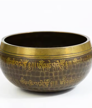 Tibetaanse Klankschaal – Handgemaakte Messing Singing Bowl voor Meditatie en Sound Healing