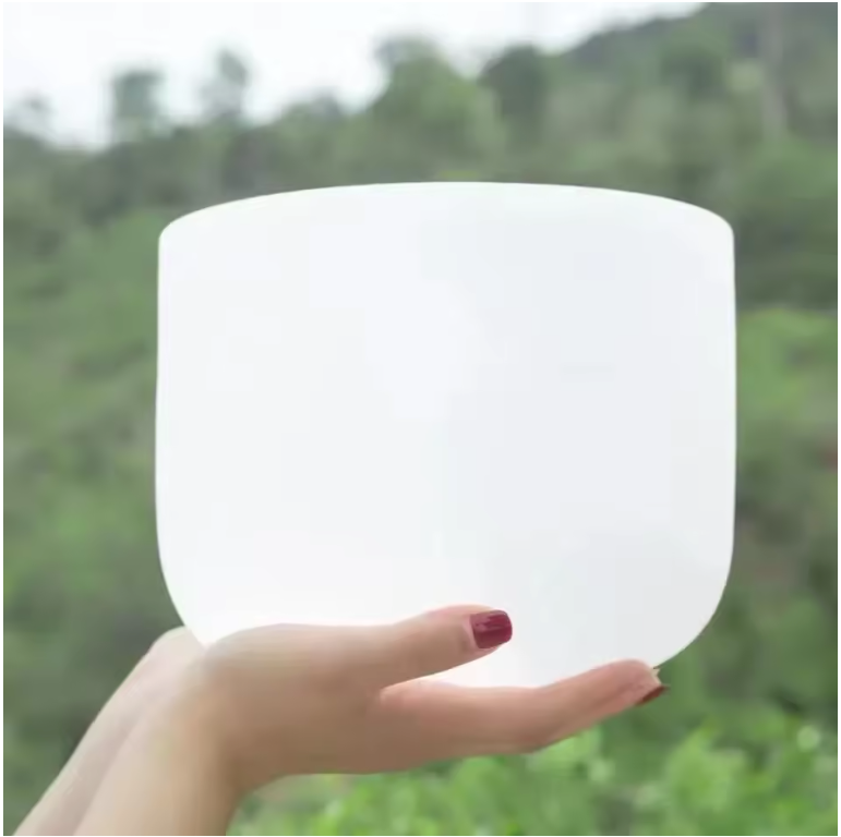 Kristallen Klankschaal 432Hz – Quartz Singing Bowl voor Yoga, Meditatie en Sound Healing