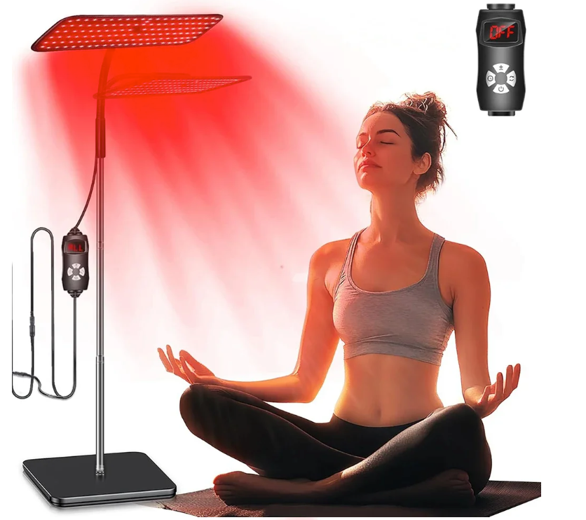 LED Lichttherapie Paneel – Rood en Infrarood Lamp 660nm/850nm met Timer