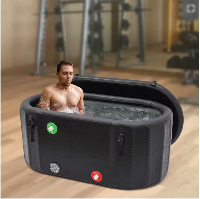 Opblaasbaar IJsbad – Grote Cold Plunge Tub 370L met Pomp