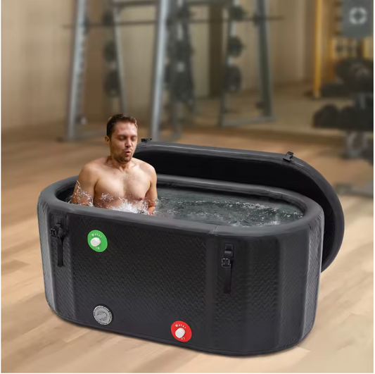 Opblaasbaar IJsbad – Grote Cold Plunge Tub 370L met Pomp