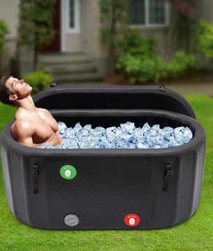 Opblaasbaar IJsbad – Grote Cold Plunge Tub 370L met Pomp