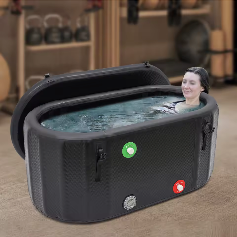 Opblaasbaar IJsbad – Grote Cold Plunge Tub 370L met Pomp