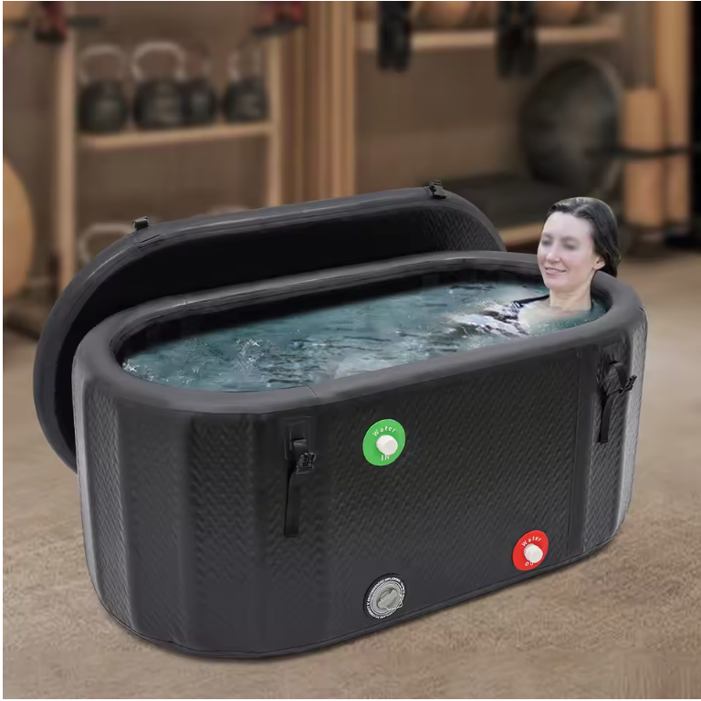 Opblaasbaar IJsbad – Grote Cold Plunge Tub 370L met Pomp