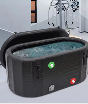 Opblaasbaar IJsbad – Grote Cold Plunge Tub 370L met Pomp