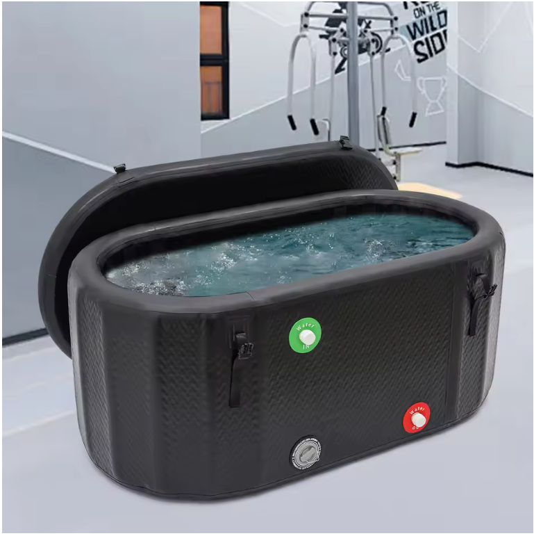 Opblaasbaar IJsbad – Grote Cold Plunge Tub 370L met Pomp