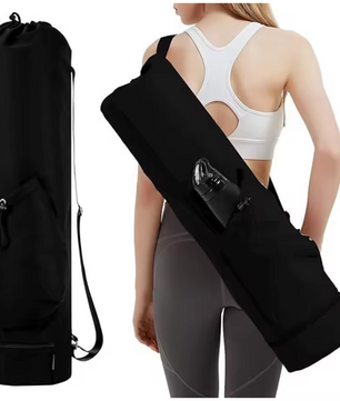 Yoga Mat Tas – Grote Fitness Draagtas met Rits en Verstelbare Schouderband