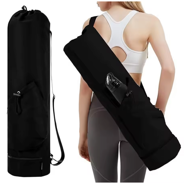 Yoga Mat Tas – Grote Fitness Draagtas met Rits en Verstelbare Schouderband