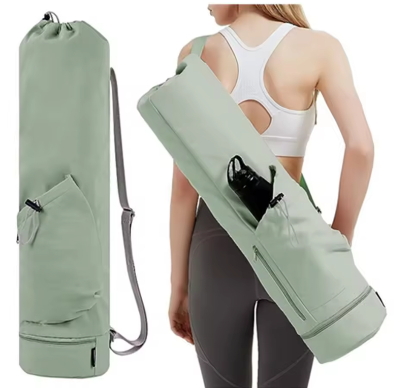 Yoga Mat Tas – Grote Fitness Draagtas met Rits en Verstelbare Schouderband