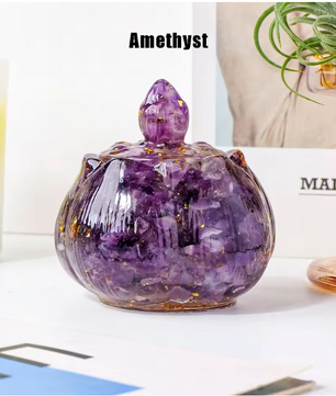 Kristallen Reiki Kom – Natuurlijke Healing Bowl voor Meditatie en Energie Reiniging