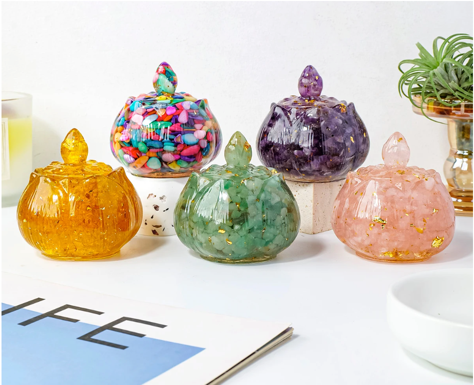 Kristallen Reiki Kom – Natuurlijke Healing Bowl voor Meditatie en Energie Reiniging