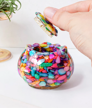 Kristallen Reiki Kom – Natuurlijke Healing Bowl voor Meditatie en Energie Reiniging