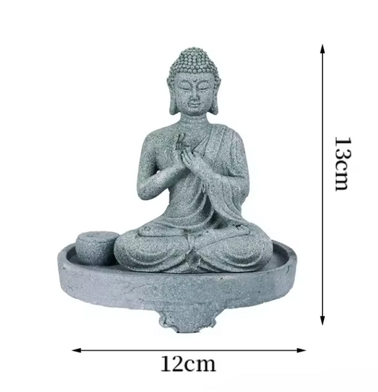 Boeddha Wierookhouder – Mediterende Zen Statue voor Meditatie en Feng Shui Decoratie
