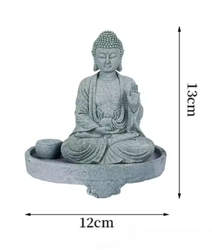 Boeddha Wierookhouder – Mediterende Zen Statue voor Meditatie en Feng Shui Decoratie