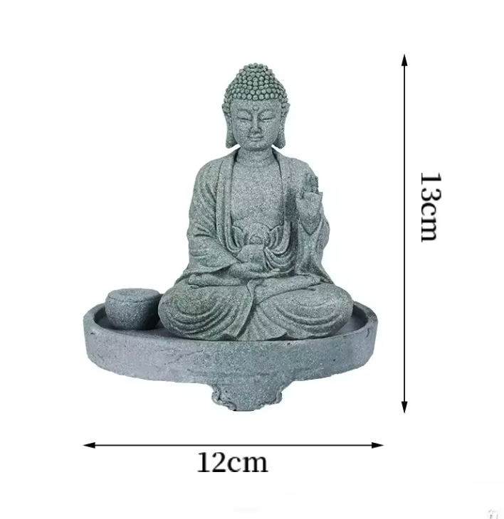 Boeddha Wierookhouder – Mediterende Zen Statue voor Meditatie en Feng Shui Decoratie