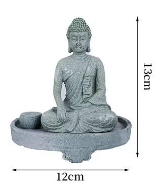 Boeddha Wierookhouder – Mediterende Zen Statue voor Meditatie en Feng Shui Decoratie