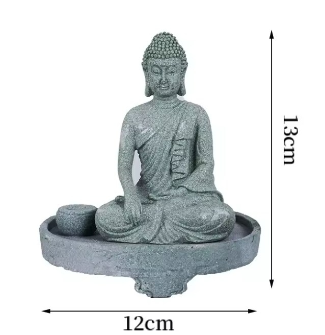 Boeddha Wierookhouder – Mediterende Zen Statue voor Meditatie en Feng Shui Decoratie
