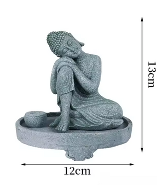 Boeddha Wierookhouder – Mediterende Zen Statue voor Meditatie en Feng Shui Decoratie
