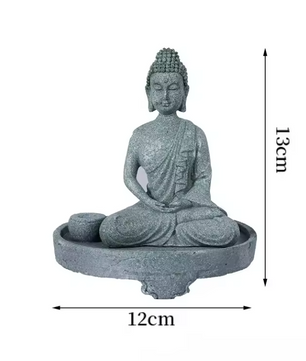 Boeddha Wierookhouder – Mediterende Zen Statue voor Meditatie en Feng Shui Decoratie