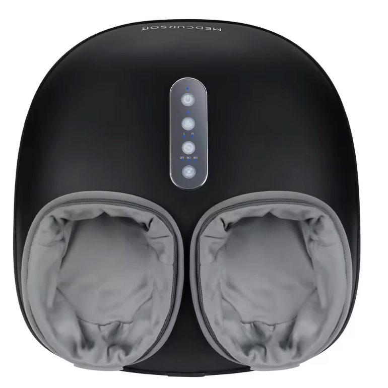 Shiatsu Voetmassager met Warmte – Elektrische Voetmassage Machine met Rollen
