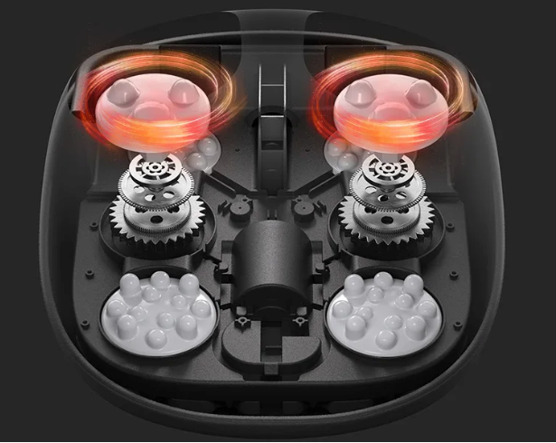 Shiatsu Voetmassager met Warmte – Elektrische Voetmassage Machine met Rollen